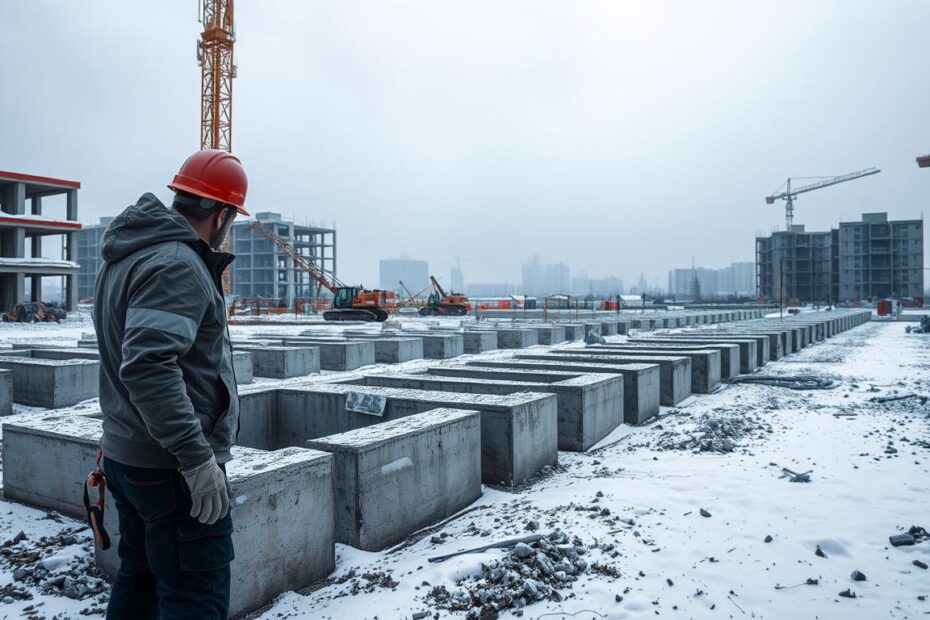 Czy można zostawić odkryte fundamenty na zimę