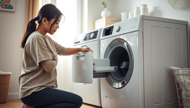 Jak wyjąć szufladę z pralki amica