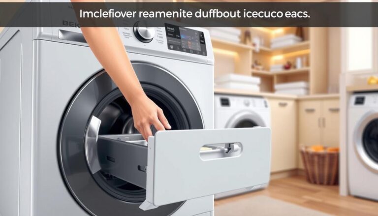 Jak wyjąć szufladę z pralki beko