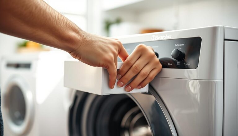 Jak wyjąć szufladę z pralki electrolux