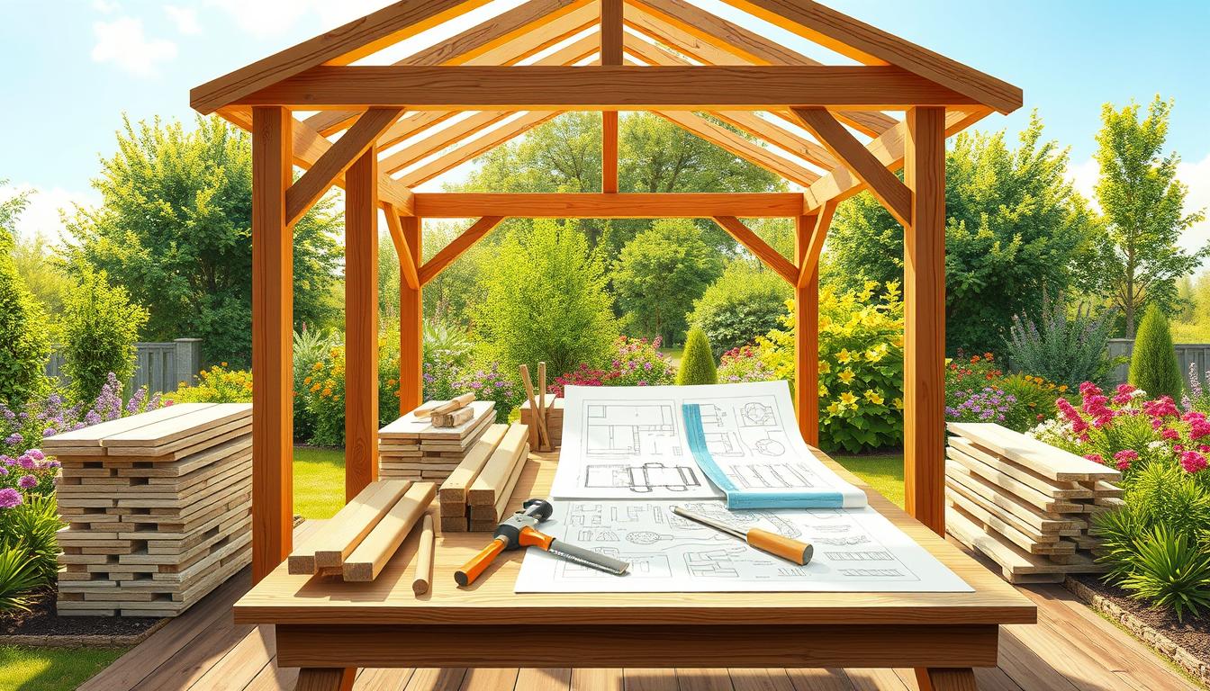 Jak zrobić altanę ogrodową z drewna