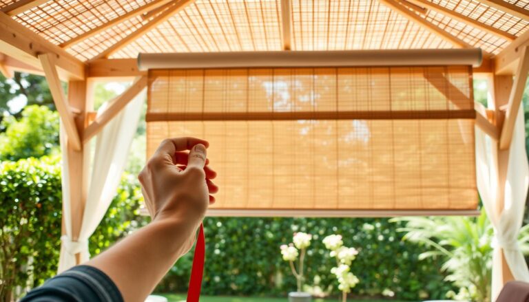 Jak zrobić rolety do altany