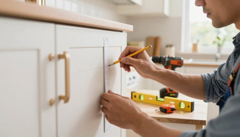 Jak zamontować uchwyty do szafek kuchennych